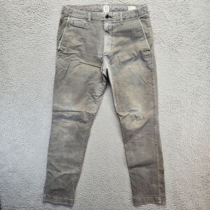 Gap Pants Mens 32x32 Gray Denim Slim‎ Vintage Tapered Leg